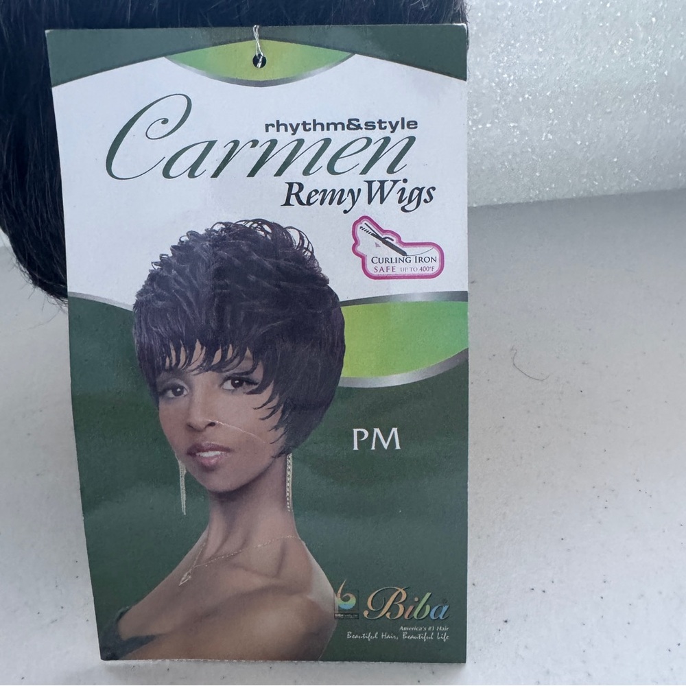 Biba Carmen Brazilian Remy Wigs Style PM Color 3T34 Premium Fiber rhythm&style